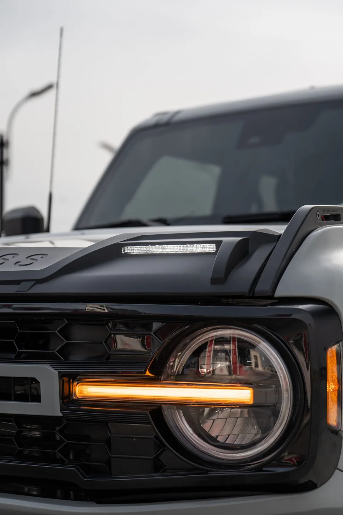 Ford Bronco headlight detail
